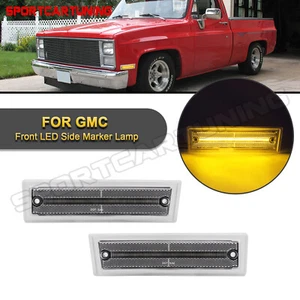 Amber LED Side Marker Light For 81-91 Chevrolet Chevy GMC C10 C20 C30 Blazer C/K - Picture 1 of 10