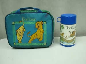 DISNEY'S THE LION KING SIMBA SOFT LUNCH BOX BAG WITH THERMOS - Picture 1 of 8