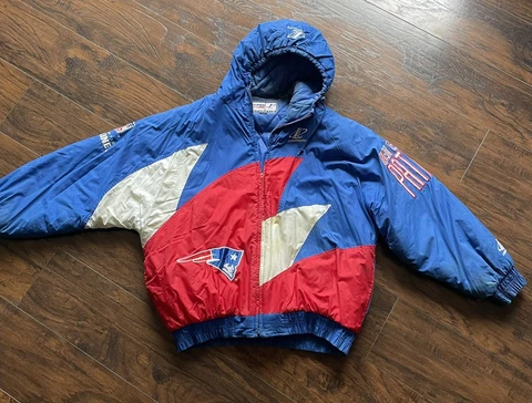vintage NFL New england Patriots jacket Cover