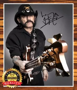 Lemmy Kilmister - Autographed Signed 8 x10 Photo (Motorhead) Reprint - Picture 1 of 4