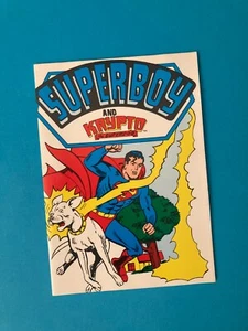 VINTAGE SUPERBOY AND KRYPTO SCHOOL NOTEBOOK DC COMICS 80'S NEW - Picture 1 of 3