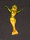 Ölige Jiggler Russ Berrie königliche Designs 1966 Mini-Fini Meerjungfrau RDF grün gold