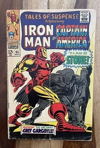 TALES OF SUSPENSE #95-CAPITÁN AMÉRICA-IRON MAN-GORRA REVELA IDENTIDAD-JACK KIRBY - Imagen 1 de 19