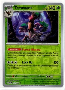 Pokemon Obsidian Flames Reverse Holo 012/197 Trevenant - Picture 1 of 1