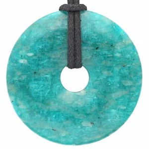 Donut Donut Donut 40 mm colgante con cinta de algodón | Joyería de piedras preciosas - Imagen 1 de 1