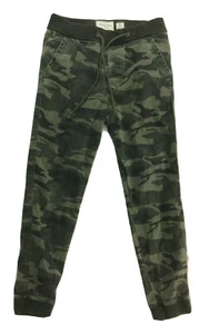 Abercrombie & Fitch Men's Army Green Camo Joggers Pants w/Ribbed Elastic Band XS - Picture 1 of 10
