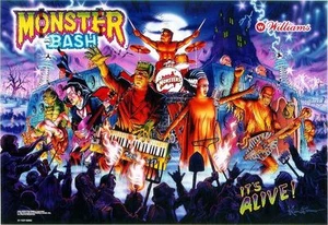 Kit Mod de Luz MONSTER BASH Pinball RGB Multiefecto Translite - Imagen 1 de 2
