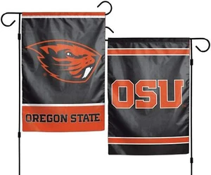12x18 Oregon State Beavers 2 Sided Double Sided Garden Flag Wall Banner FAST SHP - Picture 1 of 1