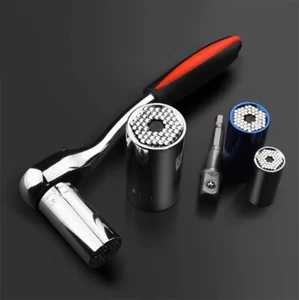 1/4-1/2 5mm-32mm Universal Socket Wrench Tool Magical Grip Alligator Adapter Set - Picture 1 of 17