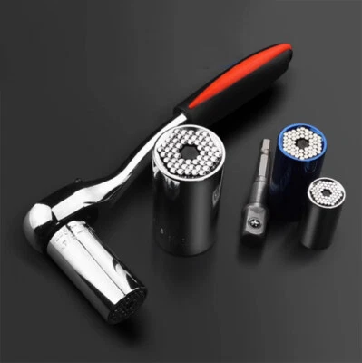 1/4-1/2 5mm-32mm Universal Socket Wrench Tool Magical Grip Alligator Adapter Set - Image 1 of 4