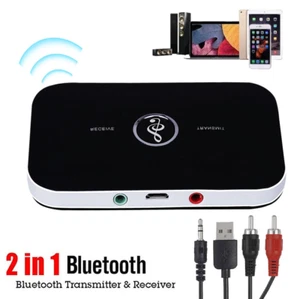 Bluetooth 5.0 Audio Transmitter Receiver RCA 3.5mm AUX Jack USB Music NYPR A94 - Picture 1 of 1