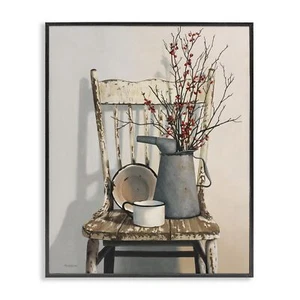 Stupell Industries Vintage Rustic Things Neutral Painting Framed Giclee Art D... - Picture 1 of 9