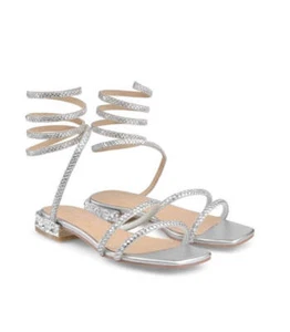 SANDALI TOVINO STRASS SILVER - Foto 1 di 2