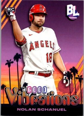 2024 Topps Big League #GV-21 Nolan Schanuel Good Vibrations 001052 - Image 1 of 2