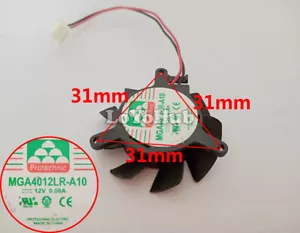 For Dell GT620 graphics card fan Yongli MGA4012LR-A10 12V 0.08A diameter 3.6CM - Picture 1 of 5
