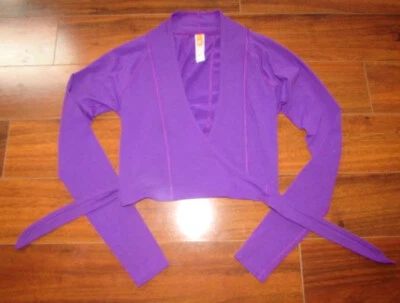 LUCY ~ размер XS ~ Criss крест надежном балет танец Athletic эластичной укороченный Топ a22 - Изображение 1 из 4