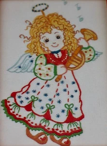 "Kit de bordado Candamar Designs PAÍS ÁNGEL DE NAVIDAD 5"" x 7"" #4012 ¡Nuevo en paquete! - Imagen 1 de 4