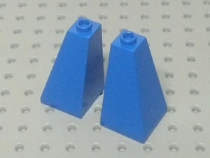 Lego pendiente 75° 2x2x3 doble convexo, secciones de aguja [3685] azul x2 - Imagen 1 de 6