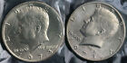1973 P and D Kennedy Half Dollar Coins from US Mint Set 2 BU Cello 50c JFK