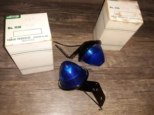 2 - Cabco Blue Bullet Light No. 1130 12v - Picture 1 of 3