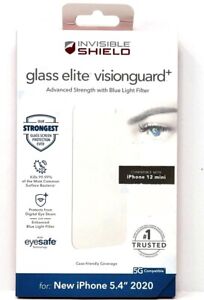 ZAGG Elite Vision Guard+ Blue Light Filter iPhone 13 12 mini Screen Protector