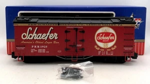 USA Trains 16393 G Scale Schaefer Beer Refrigerator Car EX/Box - Picture 1 of 6