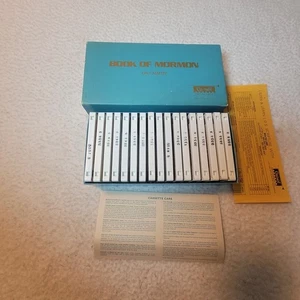Vintage Book Of Mormon On Cassette, 17 Cassette's By Covenant Recordings - Foto 1 di 24