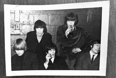 ROLLING STONES CONCERT LONDON ONTARIO APRIL 26th 1965 B&W Original Snapshots - Image 1 of 4