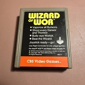 Atari 2600 Wizard of Wor Cartridge TESTED **SEE Description** Cartridge Only - Picture 1 of 2