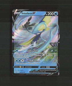 Inteleon V SWSH016 Sword & Shield Black Star Promo Holo Pokemon Card NM - Picture 1 of 10