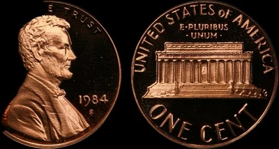 1984 S Lincoln Cent PCGS PR70 DCAM RED - Image 1 of 3