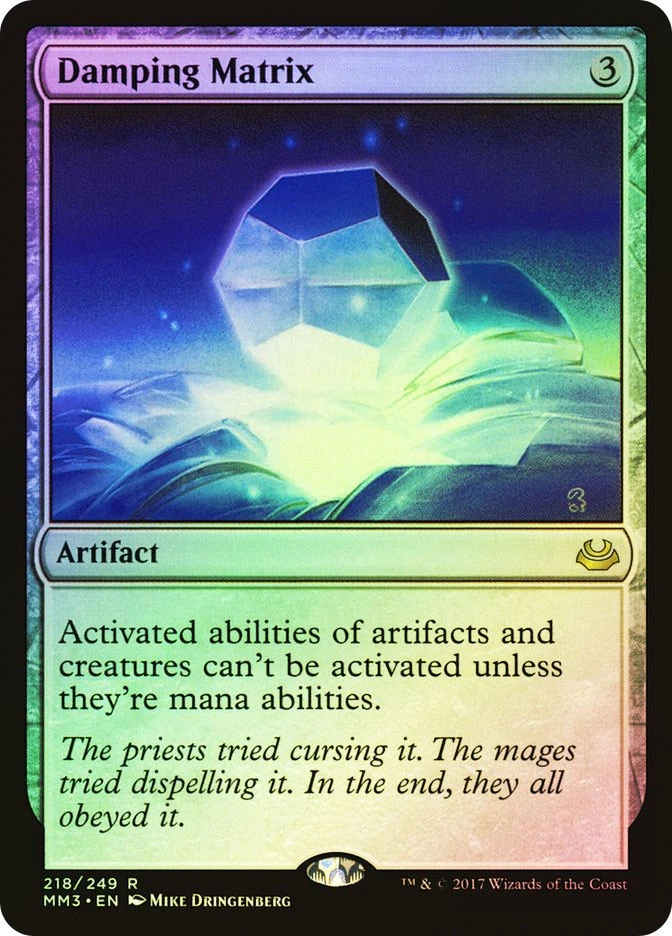 MTG FOIL Damping Matrix  - Modern Masters 2017 #218 - Image 1 of 1