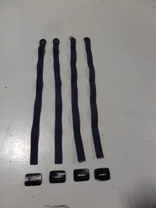 NOS WPC Products Blue Luggage Straps 2 F Or 24" Set 4 Straps A789 - Picture 1 of 5