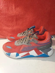 Puma RS-X Retro Herren Größe 12 rot blau grau weiß sportliche Laufschuhe Turnschuhe - Bild 1 von 11