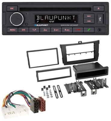 Blaupunkt USB DAB CD Bluetooth MP3 Autoradio für Toyota Corolla ab 2009 schwarz - Bild 1 von 4