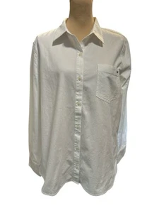 Neu mit Etikett Vineyard Vines Damen Oxford entspanntes Button-Down-Hemd Fronttasche Größe 16 - Bild 1 von 11