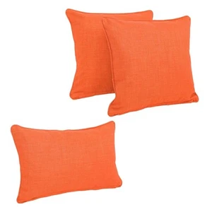 Blazing Needles Indoor/Outdoor Spun Polyester Throw Pillows (Set of 3) - Picture 1 of 1