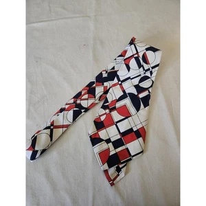 Vintage Trevira Herren Krawatte rot blau Unikat - Bild 1 von 4