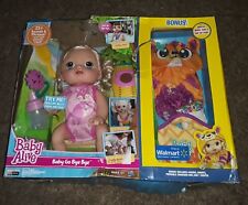 New Baby Alive Baby Go Bye Bye, Talks & Crawls, Bonus Pack Hasbro 