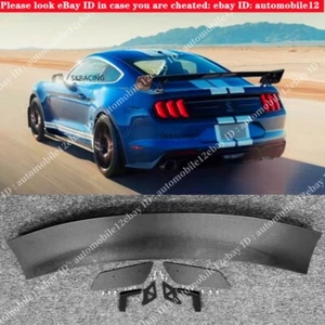 For 2015-2021 Ford Mustang Shelby GT500 Track Pack Wing Carbon Fiber Rear Wing - Picture 1 of 12
