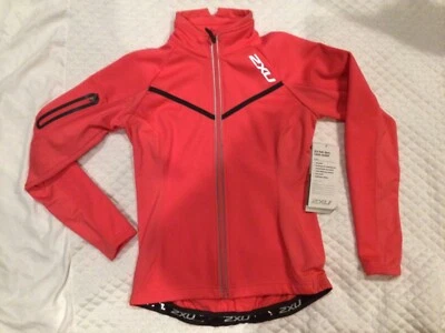 Chaqueta de ciclismo 2XU para mujer G:2 Sub Zero Road/MTB (pequeña/rosa coral) Foto 1 de 4