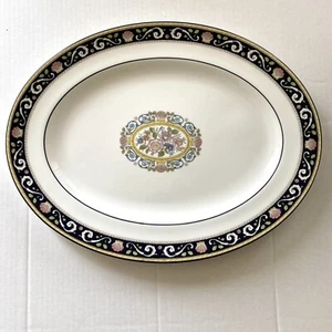 Wedgwood RUNNYMEDE W4472 BONE CHINA OVALE SERVIERPLATTE 15 X 11,75" TOP! - Bild 1 von 9