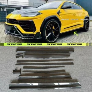 Faldas laterales de fibra de carbono real falda lateral labio escalonado para Lamborghini Urus NUEVO - Imagen 1 de 14