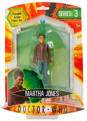 Doctor Who Series 3 Martha Jones Poseable Action Figure NEW 2007 Freema Agyeman - Image 1 of 2