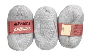 Patons Yarn Promise 1.75oz, 166yds, Color #3057 Lot Of 3-Skeins - Picture 1 of 1