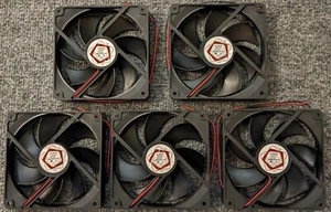 5 X Sunon 120 mm Tube Axial Cooling Fan - 24 V DC - 80 CFM - 9" Wires - 2000 RPM - Picture 1 of 7
