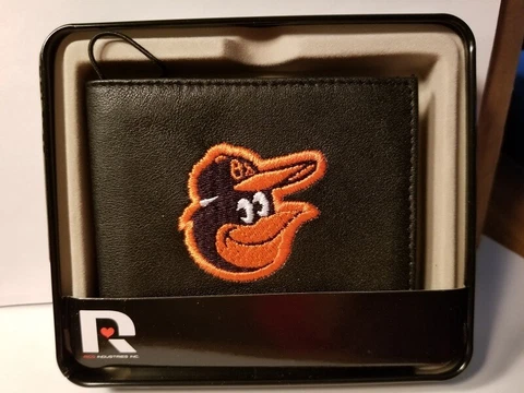 MLB Baltimore Orioles Embroidered Billfold / Wallet Cover