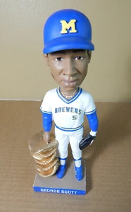 George "Boomer" Scott Commemorative Bobble Head 2013 Milwaukee Brewers NIB WJ - Picture 1 of 8