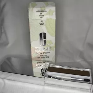 Clinique Brow Shaper - #01 Shaping Taupe - 0.11oz Full Size New In Box Free Ship - Picture 1 of 1