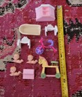 Lot of dollhouse miniature children toddler baby toys playset mixed nursery set